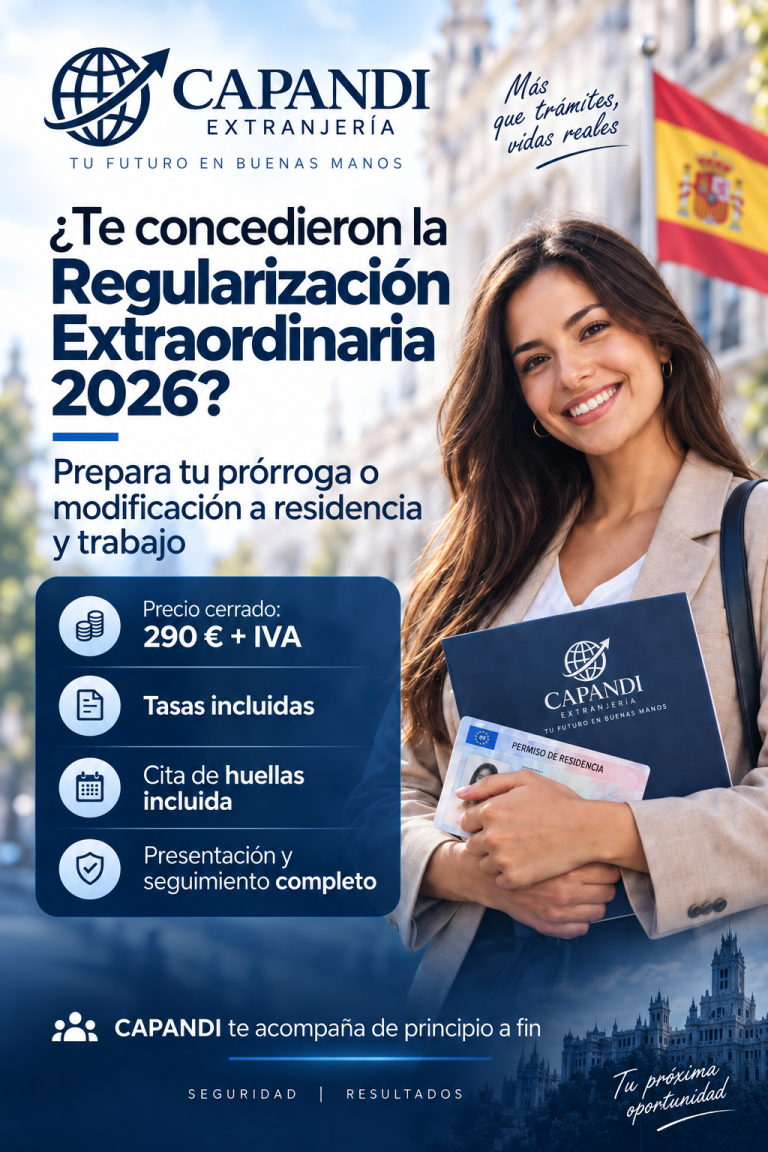 Modificación de la regularización extraordinaria 2026
